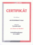 Certifikát Klimatizace