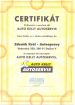 Certifikát Auto Kelly autoservis